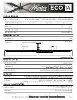 Предварительный просмотр 2 страницы Hunter ECO 14 Manual