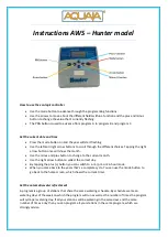 Hunter ECO LOGIC Instructions preview