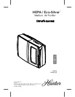 Preview for 1 page of Hunter Eco-Silver 40894 SERIES Owner'S Manual