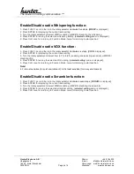 Preview for 4 page of Hunter F1 Quick Manual