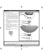 Предварительный просмотр 12 страницы Hunter Grandview 23923 Owner'S Manual And Installation Manual