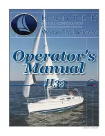 Hunter H33 Operator'S Manual preview