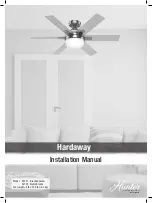 Hunter Hardaway Installation Manual предпросмотр