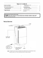 Preview for 2 page of Hunter HDH-50K800 Use & Care Manual