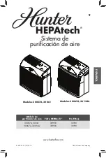 Предварительный просмотр 9 страницы Hunter HEPAtech 30057 User Manual