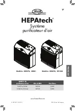 Предварительный просмотр 17 страницы Hunter HEPAtech 30057 User Manual