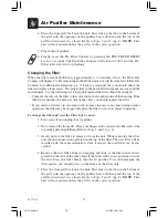 Preview for 10 page of Hunter HEPATECH 30378 Owner'S Manual