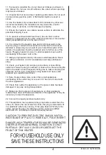 Preview for 4 page of Hunter HPQ15F-E Owner'S Manual