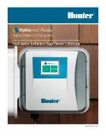 Hunter Hydrawise HCC-800-M Software/App Owner'S Manual preview