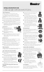 Hunter I-80 Installation Instructions preview