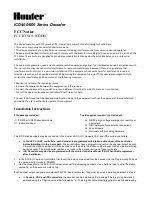 Предварительный просмотр 1 страницы Hunter ICD400 Series Installation Instructions