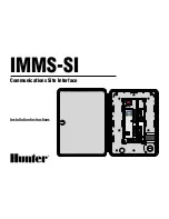 Hunter IMMS-SI Installation Instructions Manual предпросмотр