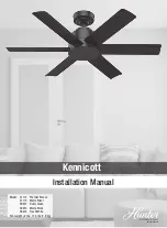 Preview for 1 page of Hunter Kennicott 51114 Installation Manual