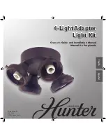 Hunter Light Kit Owner'S Manual And Installation Manual предпросмотр