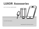 Hunter LUXOR Accessories Manual предпросмотр