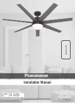 Предварительный просмотр 1 страницы Hunter Phenomenon Installation Manual