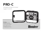 Hunter PRO-C PC Series Owner'S Manual And Installation Instructions предпросмотр