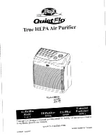 Hunter QuietFlo 30105 User Manual preview