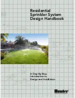 Preview for 1 page of Hunter Residental Sprinkler System Design Handbook