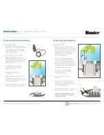 Hunter RZWS Series Installation Instructions preview