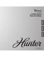 Hunter Sonic Installation Manual предпросмотр