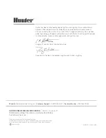 Preview for 24 page of Hunter TTS-800 Series Owner'S Manual