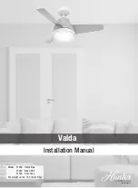 Hunter Valda Installation Manual предпросмотр