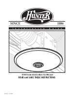 Hunter Ventura 81004 Installation Manual предпросмотр