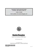 Предварительный просмотр 16 страницы HunterDouglas Applause LiteRise Owner'S Manual