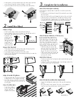 Предварительный просмотр 3 страницы HunterDouglas Country Woods Installation And Care Instructions