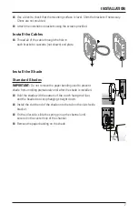 Preview for 9 page of HunterDouglas Designer Screen Patio Shade Installation Operation Care