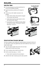 Preview for 10 page of HunterDouglas Pleated Standard LiteRise Installation Operation Care