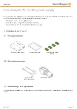 Preview for 1 page of HunterDouglas PowerView PS-18/300 Manual