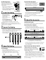 Предварительный просмотр 3 страницы HunterDouglas Silhouette Window Shadings Installation And Care Instructions