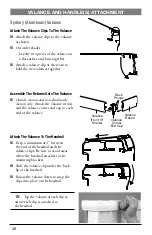 Preview for 46 page of HunterDouglas Vertiglide Applause Honeycomb Installation And Care Instructions