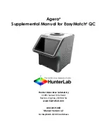 HunterLab Agera EasyMatch QC Supplemental Manual preview