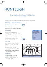 Huntleigh Baby Dopplex 4000 Series User Manual предпросмотр