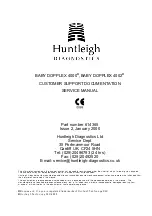 Предварительный просмотр 1 страницы Huntleigh Baby DOPPLEX 4000 Service Manual