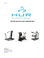 HUR ACTIVE 3 Series Installation And Maintenance Manual предпросмотр