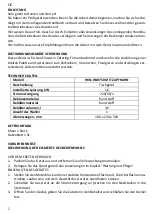 Preview for 2 page of HURAKAN HKN-HBH750 Instructions Manual