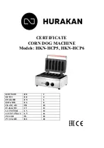 HURAKAN HKN-HCP5 Manual preview