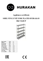 Preview for 1 page of HURAKAN HKN KSUP Appliance Certificate