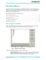 Предварительный просмотр 37 страницы Hurco winmax Programming Manual