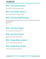 Предварительный просмотр 110 страницы Hurco winmax Programming Manual