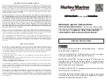 Hurley Marine Sea-Vue Instructions предпросмотр