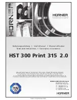 Preview for 1 page of HURNER HST 300 Print + 2.0 User Manual