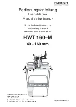 HURNER HWT 160-M User Manual preview