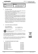 Preview for 10 page of HURNER HWT 160-M User Manual