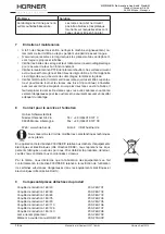 Preview for 30 page of HURNER HWT 160-M User Manual