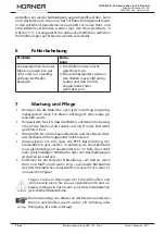 Preview for 14 page of HURNER HWT 160 SW-S User Manual